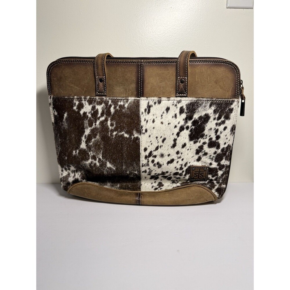 STS Ranchwear Cowhide Laptop Shopper